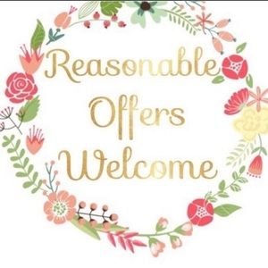 Reasonable offers welcome!